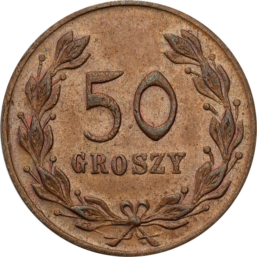 Grudziądz - 50 groszy Kasyna Podoficerskiego 64 Pułku Piechoty